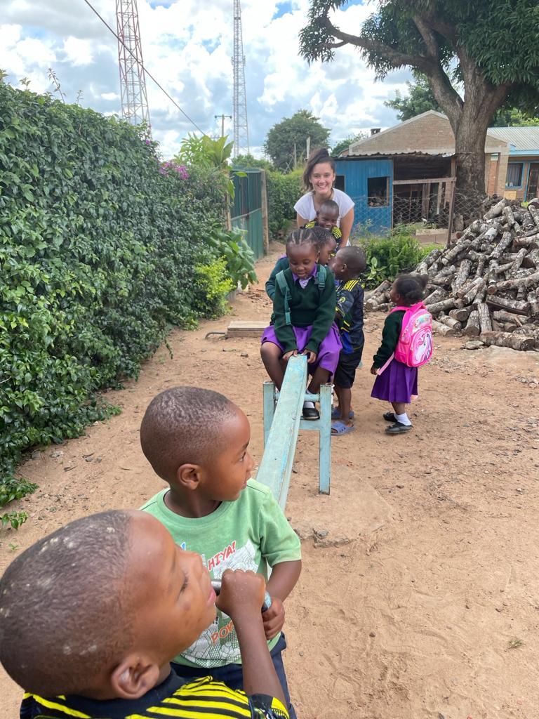 Playing in St.Anthony Orphanage